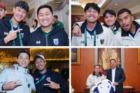 U23 Thái Lan đi ăn tiệc, cười đùa ngay sau thảm bại giải U23 châu Á