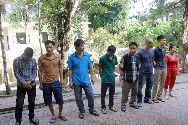 Ổ nhóm đánh bạc trong căn nhà hai tầng bị bắt ảnh 1