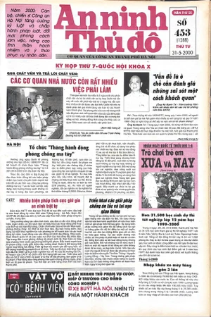 Báo An ninh Thủ đô số 01288, ngày 31/5/2000