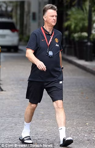 Chùm ảnh: Buổi tập đầu tiên của M.U trên đất Mỹ ảnh 1