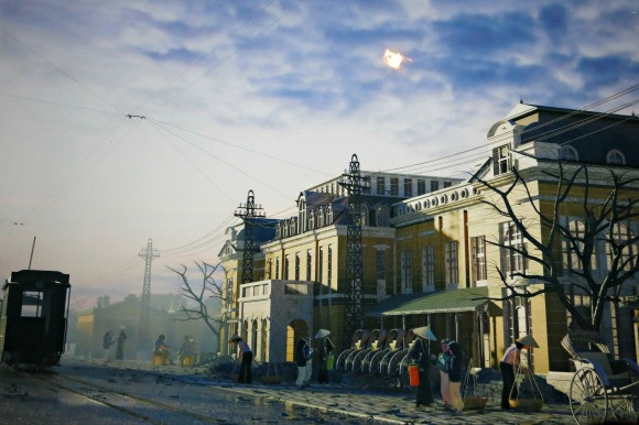 Tàu điện - sống lại những hình ảnh đẹp về Hà Nội ảnh 7