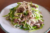 Bún xào cần - món ngon ở Cổ Loa