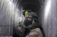 Israel gặp khó nếu muốn phá hủy mê cung địa đạo của lực lượng Hamas 