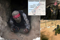 Israel gặp khó nếu muốn phá hủy mê cung địa đạo của lực lượng Hamas 