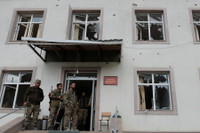 [ẢNH] Cảnh hoang tàn tại khu vực tranh chấp Nagorno-Karabakh trong thời gian 'ngừng bắn'