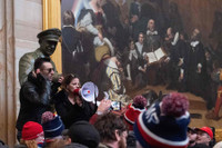 [Ảnh] Toàn cảnh Washington của Mỹ giới nghiêm vì biểu tình bạo loạn tại tòa nhà Quốc hội