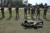 [Ảnh] Khóa huấn luyện cảnh sát đặc biệt ở biên giới Ấn Độ