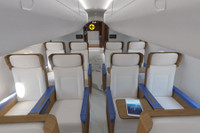 Những hình ảnh đầu tiên về nội thất máy bay siêu thanh của Tổng thống Mỹ