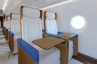 Những hình ảnh đầu tiên về nội thất máy bay siêu thanh của Tổng thống Mỹ