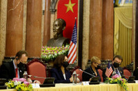 [Ảnh] Các hoạt động của Phó Tổng thống Mỹ Kamala Harris tại Hà Nội