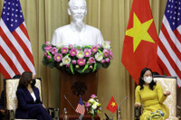 [Ảnh] Các hoạt động của Phó Tổng thống Mỹ Kamala Harris tại Hà Nội