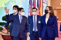 [Ảnh] Các hoạt động của Phó Tổng thống Mỹ Kamala Harris tại Hà Nội