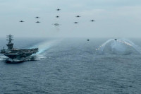 [ẢNH] Anh - Mỹ hợp lực thành một nhóm tác chiến tàu sân bay chung