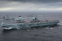 [ẢNH] Anh - Mỹ hợp lực thành một nhóm tác chiến tàu sân bay chung