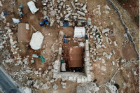 [Ảnh] Cảnh tha hương của người Syria khi lánh nạn trong các khu di tích cổ