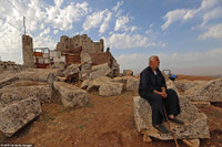 [Ảnh] Cảnh tha hương của người Syria khi lánh nạn trong các khu di tích cổ