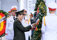 Đoàn Đảng ủy Công an Trung ương - Bộ Công an viếng Tổng Bí thư Nguyễn Phú Trọng