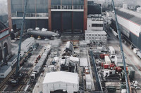 [Ảnh] Pháp lần đầu tiên ghép nối hai nửa để “tái sinh” tàu ngầm hạt nhân