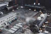 [Ảnh] Pháp lần đầu tiên ghép nối hai nửa để “tái sinh” tàu ngầm hạt nhân