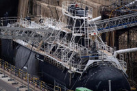 [Ảnh] Pháp lần đầu tiên ghép nối hai nửa để “tái sinh” tàu ngầm hạt nhân