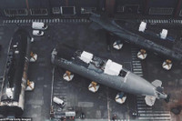 [Ảnh] Pháp lần đầu tiên ghép nối hai nửa để “tái sinh” tàu ngầm hạt nhân