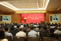 [Ảnh] Hội nghị trực tuyến toàn quốc quán triệt Nghị quyết Đại hội XIII của Đảng 