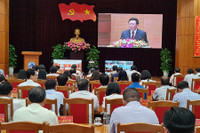 [Ảnh] Hội nghị trực tuyến toàn quốc quán triệt Nghị quyết Đại hội XIII của Đảng 