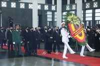 Lễ viếng nguyên Tổng Bí thư Lê Khả Phiêu