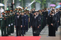 Lễ viếng nguyên Tổng Bí thư Lê Khả Phiêu