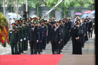 Lễ viếng nguyên Tổng Bí thư Lê Khả Phiêu