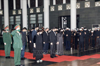 Lễ viếng nguyên Tổng Bí thư Lê Khả Phiêu