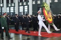 Lễ viếng nguyên Tổng Bí thư Lê Khả Phiêu