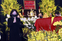 Lễ viếng nguyên Tổng Bí thư Lê Khả Phiêu