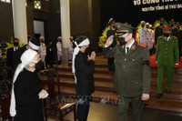 Lễ viếng nguyên Tổng Bí thư Lê Khả Phiêu