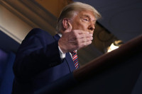 [Ảnh] Hai ngày sau bầu cử: Nước Mỹ chia rẽ và nín thở chờ kết quả