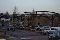 Hình ảnh ‘lốc xoáy thế kỷ’ tàn phá nước Mỹ khiến hơn 80 người thiệt mạng