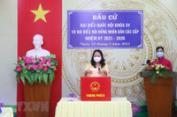 Hình ảnh các lãnh đạo Đảng, Nhà nước, Quốc hội đi bầu cử sáng 23-5