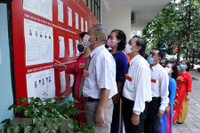 Hình ảnh các lãnh đạo Đảng, Nhà nước, Quốc hội đi bầu cử sáng 23-5