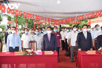 Hình ảnh các lãnh đạo Đảng, Nhà nước, Quốc hội đi bầu cử sáng 23-5