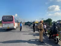 6h sáng nay 14-7: Đồng loạt kiểm soát người và phương tiện tại 22 cửa ngõ lớn ra vào Hà Nội