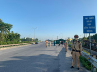 6h sáng nay 14-7: Đồng loạt kiểm soát người và phương tiện tại 22 cửa ngõ lớn ra vào Hà Nội