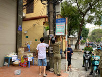 Không để vì dịch bệnh phức tạp mà lấn chiếm, gây lộn xộn vỉa hè, lòng đường