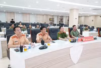 Công an Hà Nội triển khai phương án đảm bảo an ninh trật tự chương trình hợp luyện lần I sự kiện A80