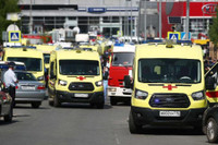 Hình ảnh mới nhất về vụ xả súng đẫm máu tại trường học ở Nga