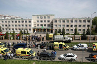 Hình ảnh mới nhất về vụ xả súng đẫm máu tại trường học ở Nga