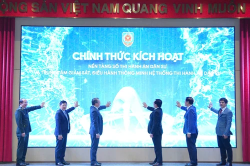 Chính thức vận hành toàn quốc nền tảng số Thi hành án dân sự