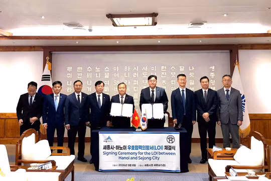 Chủ tịch Hà Nội làm việc với lãnh đạo thành phố Seoul và Sejong Hàn Quốc, thúc đẩy hợp tác song phương