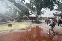 Rèn kỹ năng xử lý tình huống khi có cháy tại các khu di tích