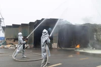 Nâng cao khả năng ứng phó cháy, nổ tại khu dân cư Cầu Bầu