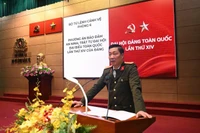 Tập huấn nghiệp vụ cho cán bộ chiến sỹ tham gia bảo vệ Đại hội XIV của Đảng